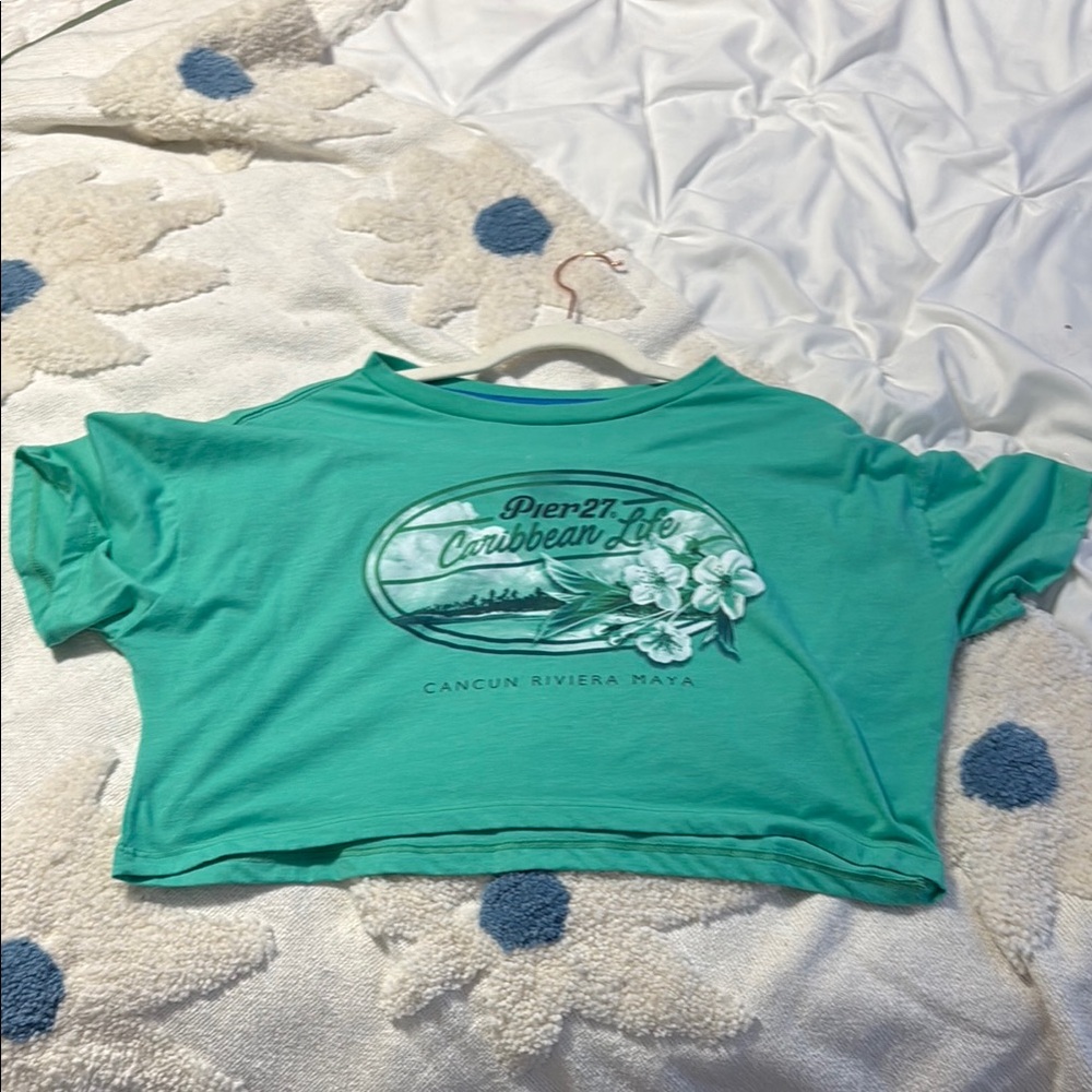 Caribbean Life Green Women's Short Sleeve Tee